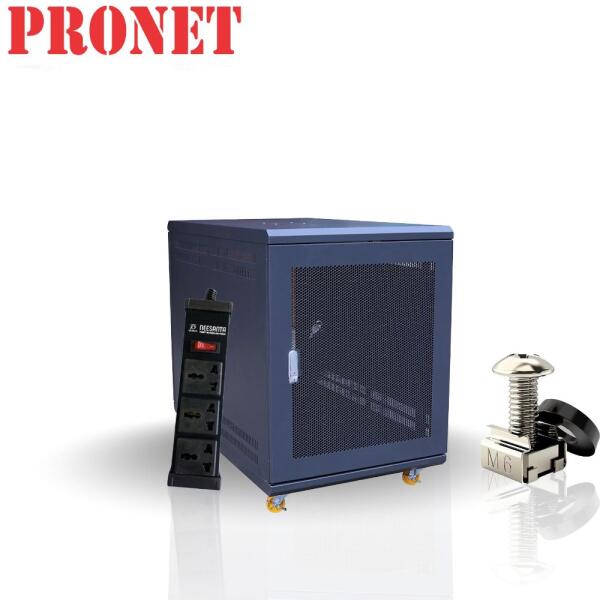 Tủ Rack 15U PR-1560D D600 H820xW600 PRONET màu đen
