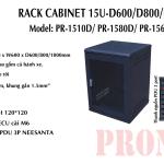 Tủ Rack 15U Pro Net D800 | Chuẩn 19” | Văn Phòng & Camera