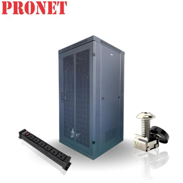 Tủ Rack 32U PR-3210D D1000 H1600xW600 PRONET màu đen