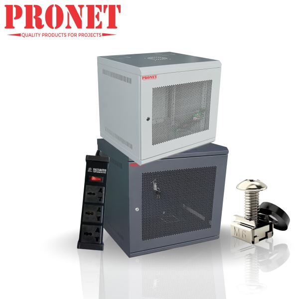 TỦ RACK 9U-D500 - MÀU TRẮNG- TREO TƯỜNG