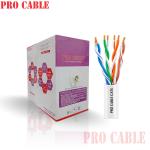 Cáp mạng Cat5 UTP Pro Cable (Model: UTP U5140-004-W1)