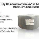Dây Camera Dropwire 4x1x0.5 Pro Cable PR-D2201 300M – Lõi Đồng 100% Chạy PoE 100–150m