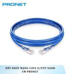 Dây nhảy mạng Cat6 U/UTP Xanh 1m PRONET