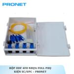 Hộp ODF 4FO Nhựa Full Phụ Kiện SC/UPC – PRONET