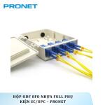 Hộp ODF 8FO Nhựa Full Phụ Kiện SC/UPC – PRONET
