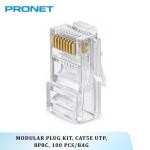 Modular Plug Kit Cat5e UTP PRONET (Túi 100 cái)
