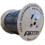 Cáp mạng APTEK CAT5e UTP Copper Outdoor 24AWG, 2 Pair, vở nhựa PE