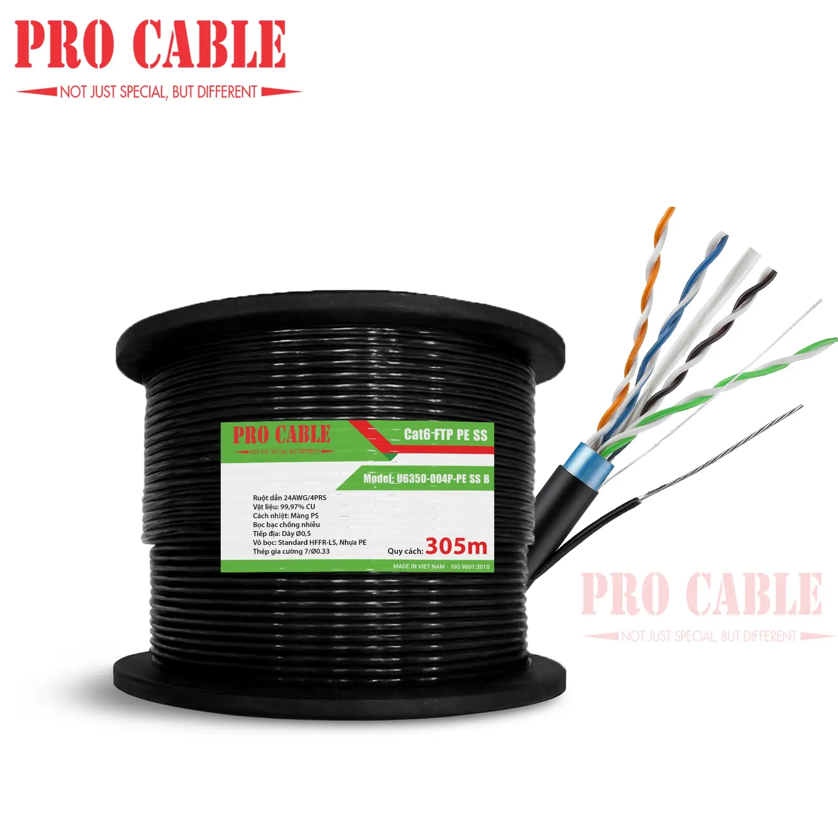 Cáp mạng Cat6 FTP HDPE SS PRO CABLE LS