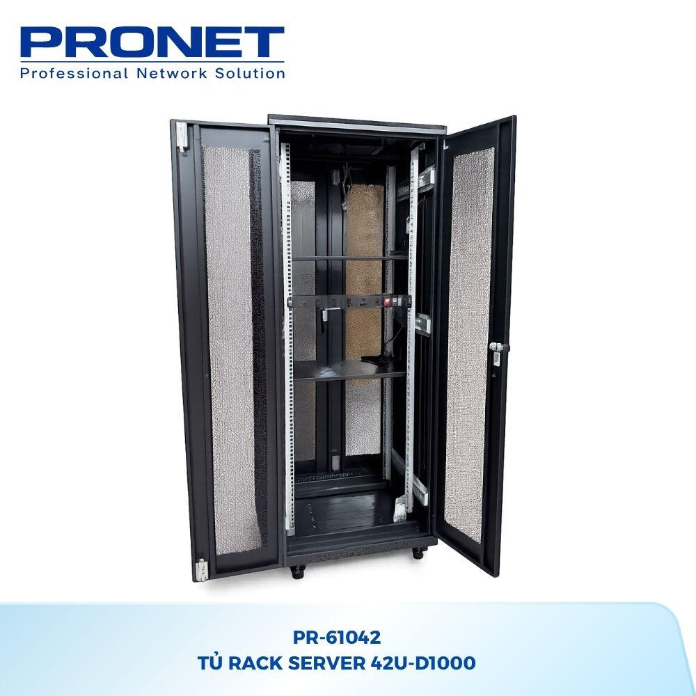 Tủ Rack Server PRONET PR-61042 42U-D1000