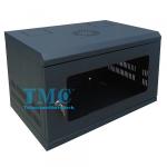 Tủ Mạng 6U Treo Tường D400, Cửa Lưới, Màu Đen – TMC Rack 19”