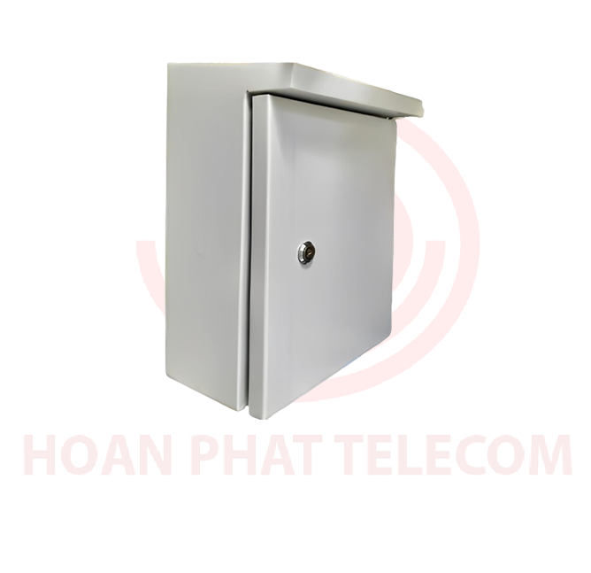 Tủ ngoài trời 400x300x150 có mái che (Camera)
