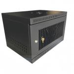 TỦ RACK 6U-D400 (TREO TƯỜNG, MÀU ĐEN, CAMERA) Mặt cửa lưới/ Giá rẻ