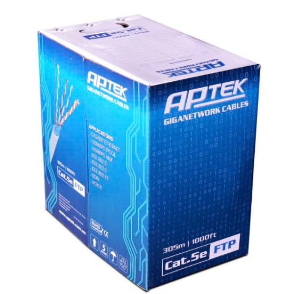 Cáp mạng APTEK CAT5e UTP Copper 25AWG, vỏ nhựa PVC