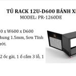 Tủ Rack 12U-D600 Bánh Xe PRO NET PR-1260DE