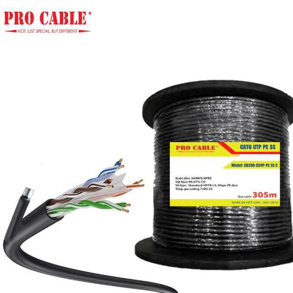 CAT6 UTP PE SS PRO CABLE LS