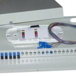 ODF 8FO bắt rack chẩn 19''  Full phụ kiện chuẩn SC/UPC (PRONET)