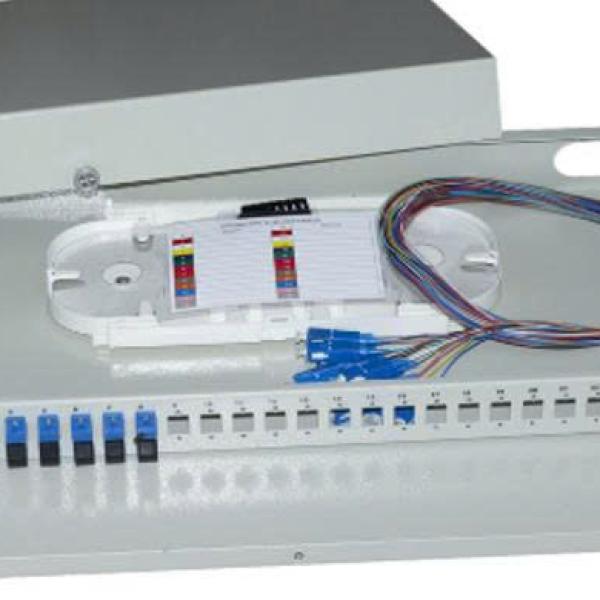 ODF 8FO bắt rack chẩn 19''  Full phụ kiện chuẩn SC/UPC (PRONET)