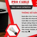 PRO-CABLE Cat5E UTP CCA  24AWG/4PRS Outdoor SS (7 x 0,33mm)