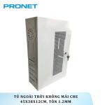 Tủ ngoài trời không mái che 45x38x12cm, tôn 1.2mm PRONET