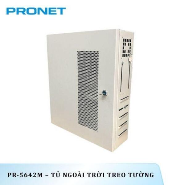 Tủ đầu ghi 2 ổ cứng 56x42x13cm, tôn 1.0mm, màu trắng PRONET