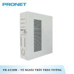 Tủ đầu ghi 44x37x12cm, tôn 0.8mm, sơn tĩnh điện, màu trắng PRONET