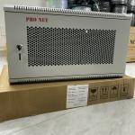 TỦ RACK 6U-D600 (TREO TƯỜNG, MÀU TRẮNG, CAMERA) Mặt cửa lưới/ Giá rẻ